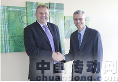 Cognex COO Robert Willet和B&R總經(jīng)理 Han Wimmer開創(chuàng)了基于POWERLINK的合作。