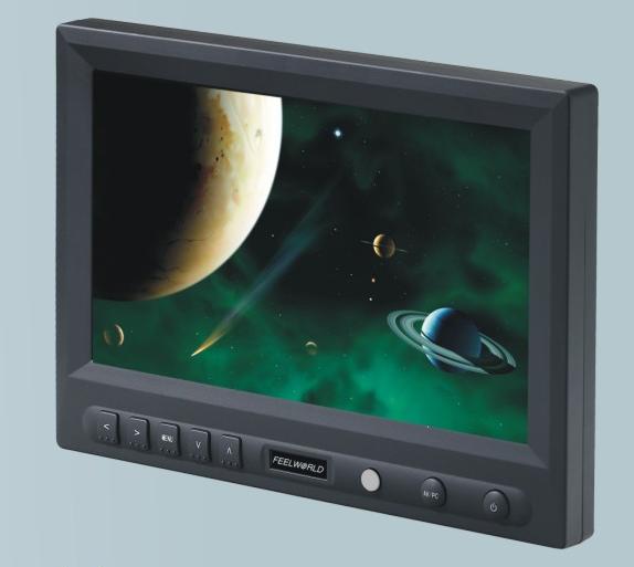 FEELWORLD 8寸觸摸屏高清車載液晶顯示器帶DVI、HDMI