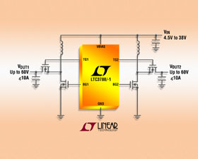 LTC3788 - 兩相、雙通道輸出、同步升壓型控制器