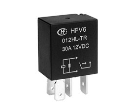宏發(fā)電聲 汽車(chē)?yán)^電器 HFV6