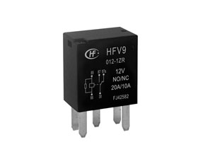 宏發(fā)電聲 汽車繼電器 HFV9