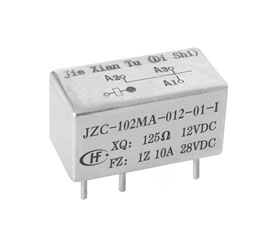宏發(fā)電聲 1/2晶體罩10A負載密封電磁繼電器 JZC-102MA