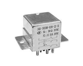 宏發(fā)電聲 1立方英寸三組轉(zhuǎn)換觸點密封電磁繼電器 JQX-3025M
