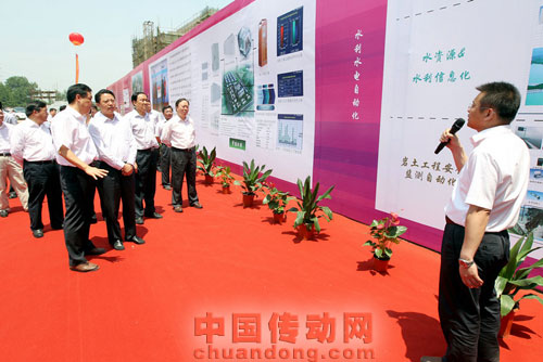 江蘇省委常委、市委書記楊衛(wèi)澤，市長季建業(yè)到國電南自公司考察調(diào)研